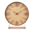 Clayre & Eef 6KL0782 Orologio da tavolo 20x6x24 cm - 1xAA Marrone