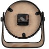 Clayre & Eef 6KL0783 Orologio da tavolo 23x8x22 cm - 1xAA Nero - Marrone
