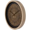 Clayre & Eef 6KL0793 Orologio da parete Ø 50x6 cm - 1xAA Nero - Oro