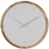 Clayre & Eef 6KL0794 Orologio da parete Ø 50x4 cm - 1xAA Bianco - Marrone