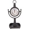 Clayre & Eef 6KL0798 Orologio da tavolo 15x11x34 cm - 1xAA Nero