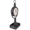 Clayre & Eef 6KL0798 Orologio da tavolo 15x11x34 cm - 1xAA Nero