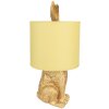 Clayre & Eef 6LMC0013GOY Lampada da tavolo Rabbit Gold Ø20x43cm E27 fino a 60W