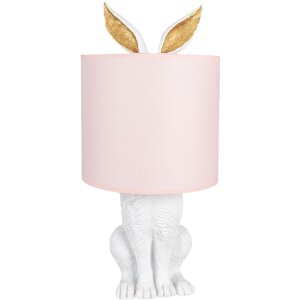 Clayre & Eef 6LMC0013WP Lampada da tavolo Rabbit...
