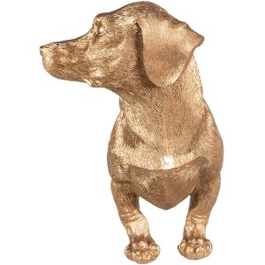 Clayre & Eef 6PR3637 Porta rotolo da cucina Dog Gold...