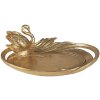 Clayre & Eef 6PR3730 Ciotola decorativa con cigno 25x20x9 cm Colore oro
