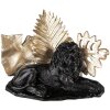 Clayre & Eef 6PR3817 Decorazione Leone 23x13x16 cm Nero - Oro