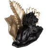 Clayre & Eef 6PR3817 Decorazione Leone 23x13x16 cm Nero - Oro