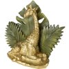 Clayre & Eef 6PR3818 Decorazione Giraffa 24x10x19 cm Colore oro - Verde