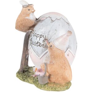 Clayre & Eef 6PR3824 Decorazione Pulcino 12x9x12 cm...