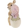 Clayre & Eef 6PR3833 Decorazione Coniglio 11x6x12 cm Marrone - Rosa