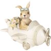 Clayre & Eef 6PR3838 Decorazione Coniglio 15x11x12 cm Beige - Marrone