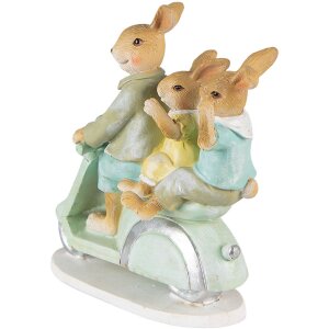 Clayre & Eef 6PR3845 Decorazione Coniglio 17x7x15 cm...