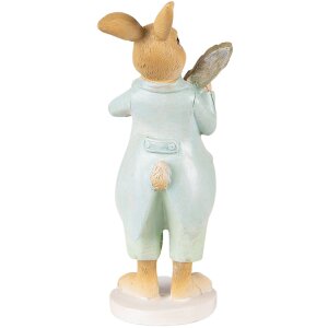 Clayre & Eef 6PR3851 Decorazione Coniglio 7x5x15 cm Verde - Marrone
