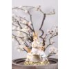 Clayre & Eef 6PR3854 Decorazione Coniglio 12x8x15 cm Giallo - Marrone