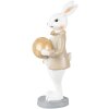 Clayre & Eef 6PR3867 Decorazione Coniglio 6x6x15 cm Beige - Marrone