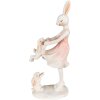 Clayre & Eef 6PR3868 Decorazione Coniglio 9x6x22 cm Rosa - Beige