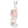 Clayre & Eef 6PR3868 Decorazione Coniglio 9x6x22 cm Rosa - Beige