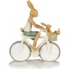 Clayre & Eef 6PR3869 Decorazione Coniglio 18x7x22 cm Bianco - Beige