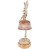 Clayre & Eef 6PR3884 Decorazione Coniglio 11x11x35 cm Rosa - Beige