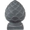 Clayre & Eef 6TE0470M Decorazione Pigna Ø 18x24 cm Grigio