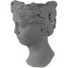 Clayre & Eef 6TE0472 Vaso di fiori Donna 18x17x25 cm Grigio