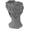 Clayre & Eef 6TE0472 Vaso di fiori Donna 18x17x25 cm Grigio