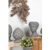 Clayre & Eef 6TE0472 Vaso di fiori Donna 18x17x25 cm Grigio