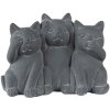 Clayre & Eef 6TE0475 Decorazione Gatti 22x10x16 cm Grigio