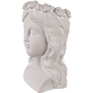 Clayre & Eef 6TE0486 Vaso da fiori Testa 20x17x30 cm...