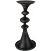 Clayre & Eef 6Y4945 Candeliere Ø 15x34 cm nero
