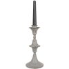 Clayre & Eef 6Y4947 Candeliere Ø 12x26 cm Grigio