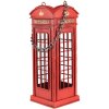 Clayre & Eef 6Y4948 Portabottiglie Telefono 11x11x29 cm Rosso