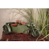 Clayre & Eef 6Y4962 Modello di moto con sidecar 38x26x18 cm Verde