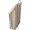 Clayre & Eef 6Y5253 Cestino 23x9x21-37 cm Marrone - Beige