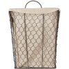 Clayre & Eef 6Y5253 Cestino 23x9x21-37 cm Marrone - Beige