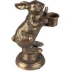Clayre & Eef 6Y5322 Coniglio portacandele 10x7x16 cm color oro