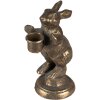 Clayre & Eef 6Y5322 Coniglio portacandele 10x7x16 cm color oro