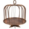 Clayre & Eef 6Y5328 Campana rotonda Ø 26x32 cm color rame
