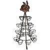 Clayre & Eef 6Y5414 Portauovo Ø 27x48 cm Marrone Rotondo