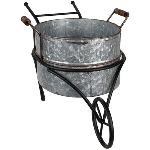 Clayre & Eef 6Y5415 Carriola porta piante 54x31x31 cm...