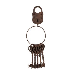 Clayre & Eef 6Y5422 Portachiavi decorativo 12x6x35 cm...
