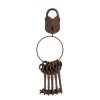 Clayre & Eef 6Y5422 Portachiavi decorativo 12x6x35 cm Marrone