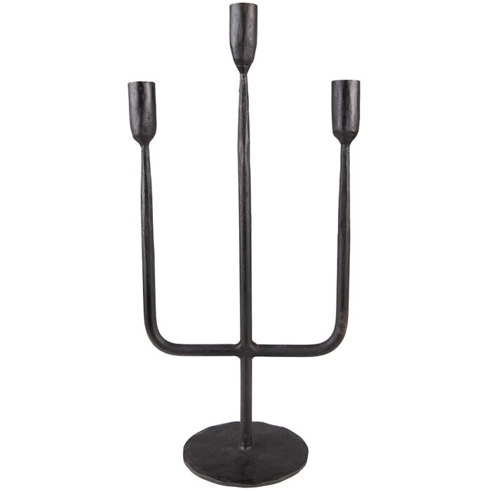 Clayre & Eef 6Y5443 Candeliere 21x12x43 cm Nero