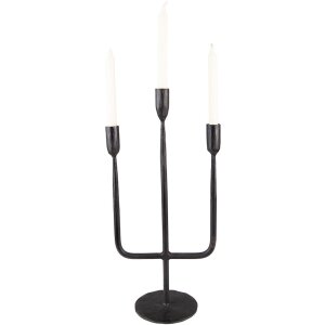 Clayre & Eef 6Y5443 Candeliere 21x12x43 cm Nero
