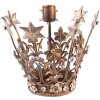 Clayre & Eef 6Y5445 Candeliere Ø 17x15 cm Marrone