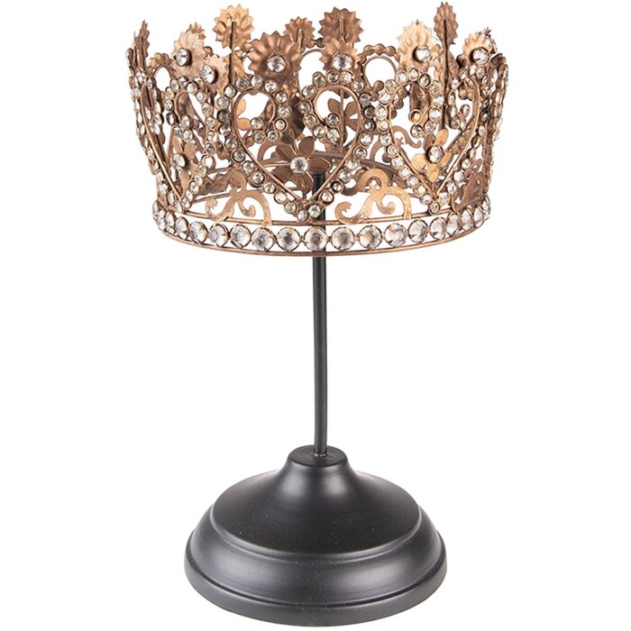 Clayre & Eef 6Y5446 Decorazione Corona Ø 15x25 cm Marrone