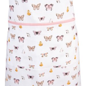 Clayre & Eef BPD41 Grembiule 70x85 cm Beige - Rosa