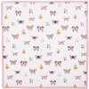 Clayre & Eef BPD43 Tovaglioli 40x40 cm Beige Rosa Set da 6