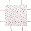 Clayre & Eef BPD47 Cestino per il pane 35x35x8 cm Beige - Rosa